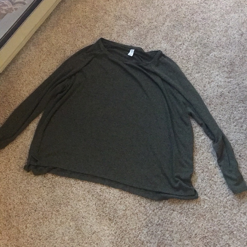 Old navy luxe long sleeve shirt